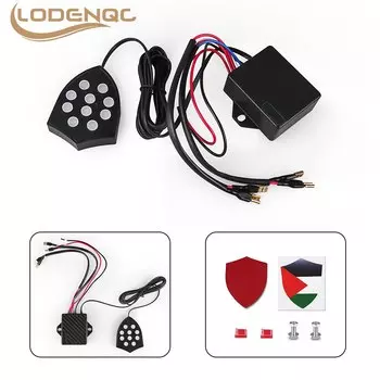 12 В-24 В 10 звуковых музыкальных электронных звуковых сигналов для любых транспортных средств, контроллер-регулятор, монитор, аксессуары для модификации автомобиля
