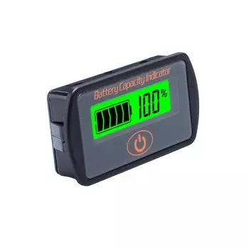 12 В/24 В Регулируемый ЖК-дисплей Автомобильный тестер свинцово-кислотных литиевых батарей Сенсорный индикатор напряжения емкости батареи LY7S Вольтметр