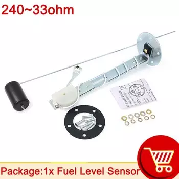 12 В 52 мм автомобильный мотоциклетный измеритель уровня топлива, датчик 240 ~ 33 Ом, автомобильный датчик уровня топлива, модификация, аксессуары, детали, указатель уровня топлива