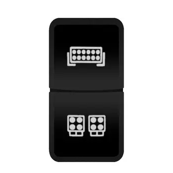 12 В автомобильные двойные кнопочные переключатели светодиодные фонари передняя задняя камера для Toyota 4Runner Hilux Prado Landcruiser 4Runner