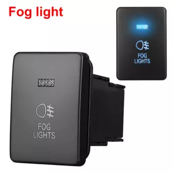 12 В автомобильный светильник, кнопка, противотуманный задний фонарь, светодиодный переключатель света для Mitsubishi Mirage LA Outlander ZK Triton MQ MR