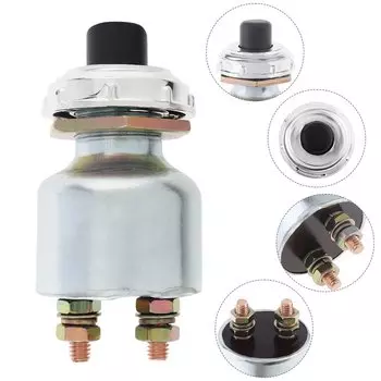 12 В JK260 кнопочный переключатель запуска двигателя грузовика, износостойкая кнопка стартера зажигания, аксессуары для клаксонов «ВКЛ-ВЫКЛ»