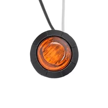 12 В круглые боковые габаритные огни прицепа, водонепроницаемая лампа для грузовиков, габаритные огни, поворотник грузовика