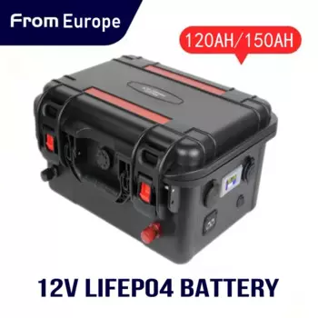12 В Lifepo4 120 Ач 150 Ач литиевый аккумулятор 200 ач Солнечный RV водонепроницаемый PD перезаряжаемые резервные батареи Anderson лодочный мотор