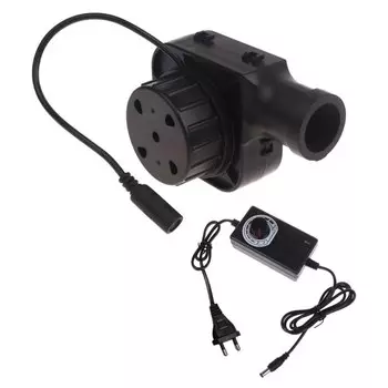 12 В штепсельная вилка Европейского/американского стандарта 7530 с круглой головкой воздушная турбонагнетатель 5500 об/мин контроллер скорости воздуха с высоким объемом воздуха уличный гриль для барбекю Fa