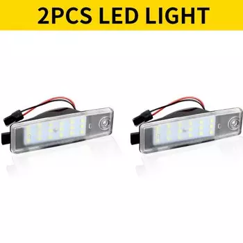 12 В светодиодная лампа номерного знака для Toyota Harrier Hiace Highlander Kluger Land Cruiser RAV4, белая подсветка номерного знака, автомобильные аксессуары