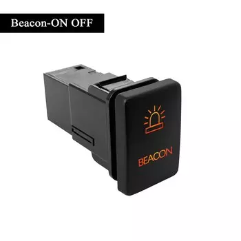 12 В телефон, выключатель с кабельным разъемом, оранжевая Светодиодная лампа для Toyota Prado 150 200 Landcruiser Hilux RAV4 Carolla