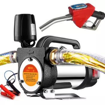 12 В топливный насос для дизельного керосина, самовсасывающий насос 990 Вт, автоматически остановка, электрический масляный насос, топливный дозатор