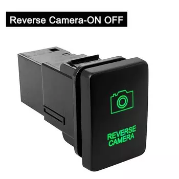 12 В зеленый светодиодный кнопочный переключатель ВКЛ/ВЫКЛ/(ВКЛ) ВЫКЛ мгновенный с кабелем для Toyota 4Runner Hilux RAV4 Prado Camper автомобильные аксессуары