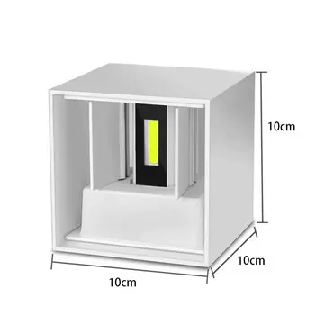 12 Вт Современный Светодиодный Настенный Светильник IP65 Водонепроницаемый Наружное Освещение В Скандинавском Стиле Вверх И В...