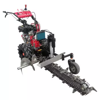 12hp дизельный маленький ручной цепной микро-культиватор для плуга и поворота, сельскохозяйственная машина для выращивания почвы