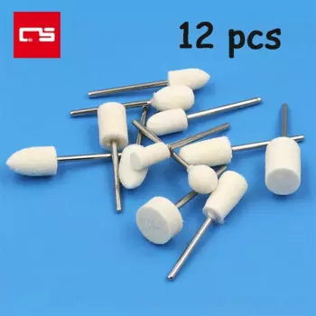 Набор шлифовальных головок XMSJ из шерсти 12 шт.