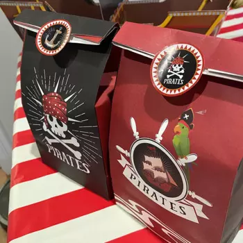 Пиратские подарочные пакеты WEIGAO, 12 шт.