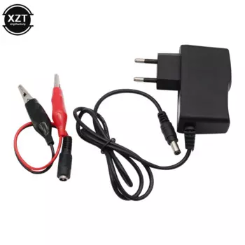 12V 1000ma Smart Lead Acid Battery Charger for Car Motorcycle 12V 1A Electric Toy Tool Motor Power Charging Adapter with Clip