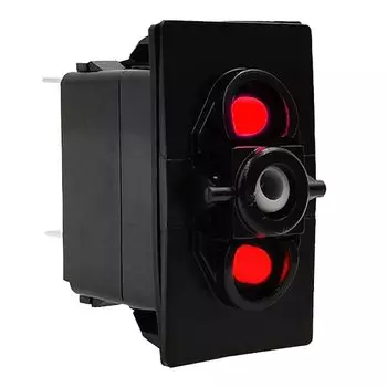 12V-24V Автомобильный лодочный светодиодный переключатель База ВКЛ/ВКЛ ВЫКЛ/Мгновенный для Carling ARB 4x4 Contura Кулисный переключатель Только в сборе