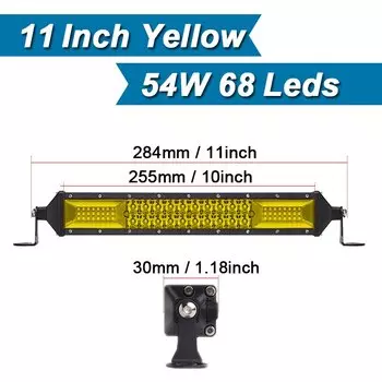 12V 24V Светодиодная панель Автомобильный рабочий фонарь DRL Автоматический ходовой противотуманный фонарь Combo Beam для Niva Lada 4x4 Off Road ATV Quad Wheel Led Bar