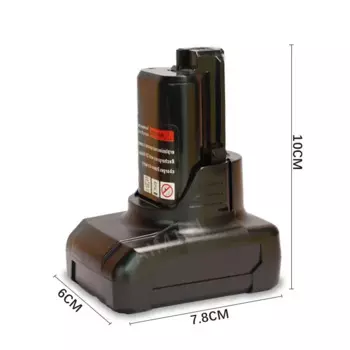 12V for Bosch 6Ah Li-ion BAT420 BAT411 Replacement Battery for Bosch BAT411 BAT412 BAT413 10.8V Battery Cordless Power Tools
