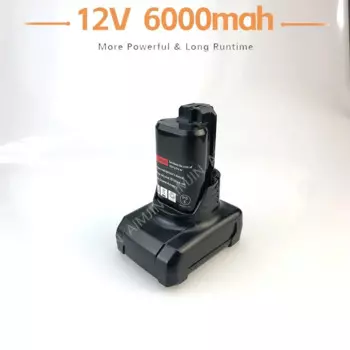 12V for Bosch 6Ah Li-ion BAT420 BAT411 Replacement Battery for Bosch BAT412 BAT413 BAT414 10.8V Battery Cordless Power Tools