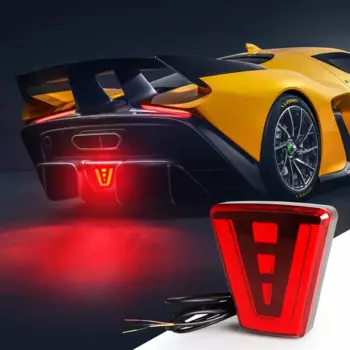 Светодиодные стоп-сигналы, задние фонари заднего хода в спортивном стиле F1, 12 В