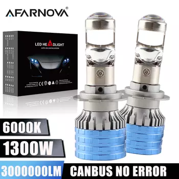 1300 Вт 3000000 LM H7 H4 Светодиодные линзы проектора H8 H11 H9 9005 HB3 9006 HB4 Автомобильные фары 8545 CSP Canbus Мощные мини-налобные лампы