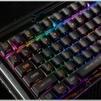 130 135 клавиш, колпачки для клавиш, темы для ночного ходьбы, высота OEM, термосублимация из ПБТ для механической клавиатуры 61, 68, 75, 87, 104 108