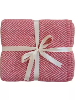130 * 170 Luxury Red Blanket 50% Cotton 30% Acrylic 20% Polyester Blanket Printed Single Comfortable Qualitiy Soft Tv Blanket