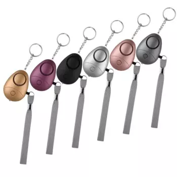 130 дБ электронная защита для женщин и детей, брелок для ключей со светодиодный Ной подсветкой