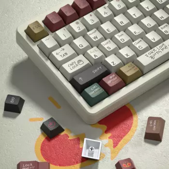 130-клавишная поддельная любовь, вишневый профиль, колпачок для клавиш PBT, переключатели Dye-Sub Cherry MX для механической клавиатуры 61/84/104 геймера