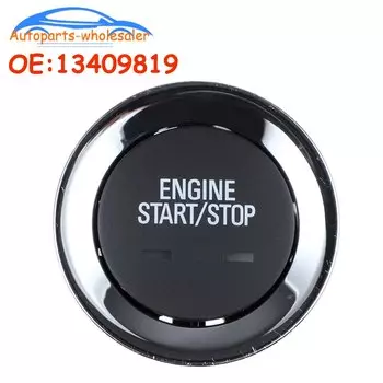 13409819 для Chevrolet 2016-2018 Cruze для Buick Regal TourX переключатель запуска/остановки зажигания двигателя с хромированной отделкой автомобильные аксессуары