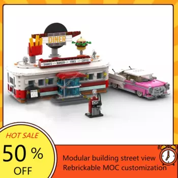 1377 шт., Детский конструктор «гамбургер»