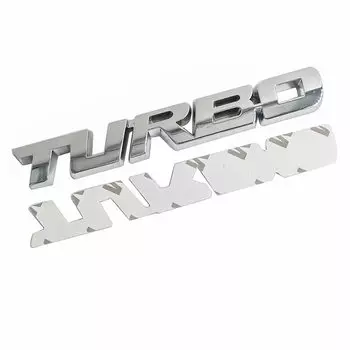 13*1,8 см 3D наклейка для стайлинга автомобилей, металлическая эмблема TURBO, значок задней двери для Ford Focus 2 3 RS Fiesta Mondeo Tuga Ecosport Fusion