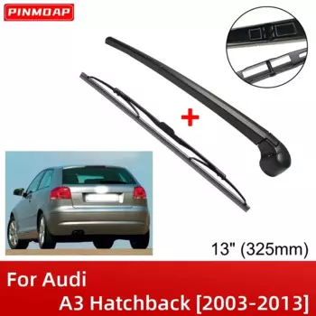 13 "325 мм комплект щеток и рычагов заднего стеклоочистителя для Audi A3 Hatchback 2003-2013 лобовое стекло задняя дверь щетка от дождя