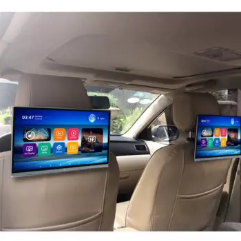 13,3-дюймовый IPS 4K автомобильный подголовник Монитор Android 11 Планшетный ПК ОЗУ 2G ROM 32 ГБ Игровой пульт дистанционного управления HDMI IR AV FM USB Google APP