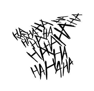 13-цветная наклейка для автомобиля, мотоцикла, HAHAHA, наклейки на мотоциклетный шлем, светоотражающие наклейки для мотоцикла, авто, забавная наклейка на шлем, виниловый декор