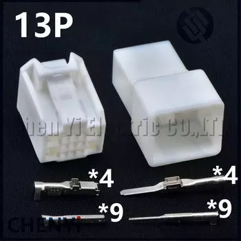 13-контактный разъем автомобильного сиденья, автомобильное зеркало заднего вида, разъем жгута проводов 90980-12500 CY0013-07/2.2-21 CY0013-07/2.2-11 для Toyota