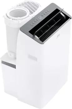 14000 BTU (12000 BTU SACC) инверторный портативный кондиционер и обогреватель с двойным шлангом, осушителем и вентилятором