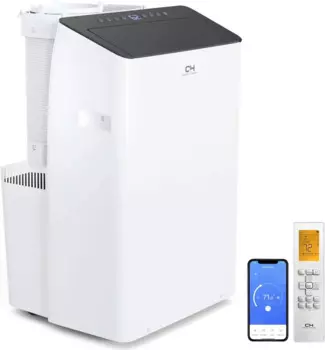 14000 BTU (12000 BTU SACC) инверторный портативный кондиционер и обогреватель с двойным шлангом, осушитель