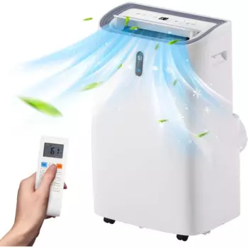 14000 BTU кондиционеры для помещений до 700 кв. футов, прохладный, тепловой, осушитель и вентилятор 4 в 1 портативный блок переменного тока, Кондиционер