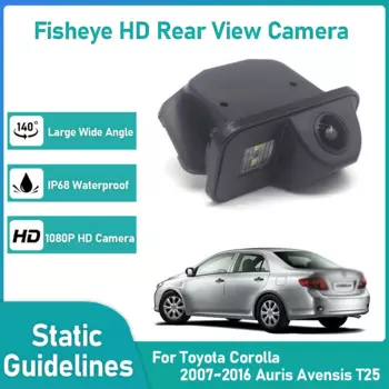 140 градусов 1080x720P HD CCD Водонепроницаемая специальная автомобильная камера заднего вида для Toyota Corolla 2007 ~ 2016 Auris Avensis T25 Car