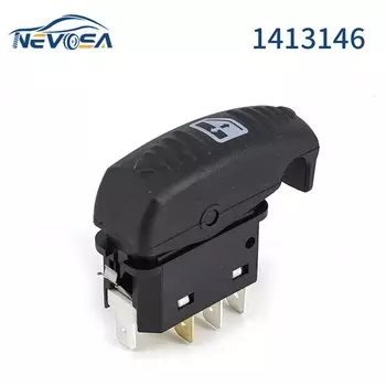 1413146 для Scania 4 серии R & P Запчасти для кабины грузовика Электрический оконный Выключатель питания Кнопка стеклоподъемника 6 контактов 1368831 108295