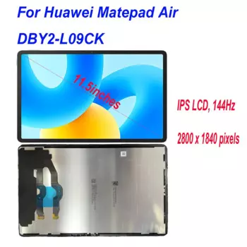 144 Гц IPS ЖК-дисплей для Huawei MatePad Air DBY2-L09CK дисплей сенсорный экран дигитайзер стеклянная панель