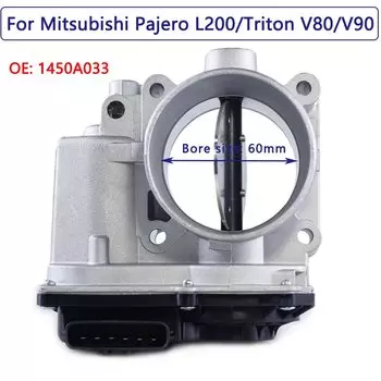 1450A033 Корпус дроссельной заслонки для двигателя 4D56U 4M41 Mitsubishi L200 B40 PAJERO MONTERO SPORT Triton STRADA 2.5D Дроссельный клапан 60 мм