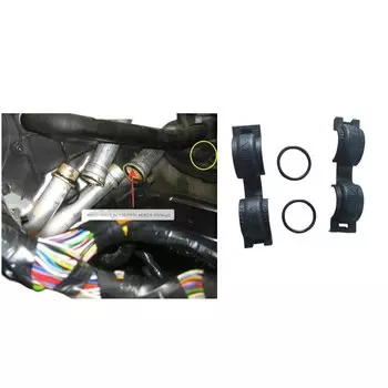 1454337 1342708 уплотнители и зажимы для трубных сердечников нагревателя для Ford C-Max Focus Mk2 Mk3 Kuga Mk1