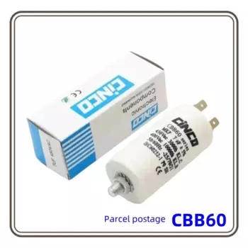 14-35uf 450V CBB60 конденсаторный двигатель с двойной вставкой, водяной насос, пусковой конденсатор, двигатель постоянного конденсатора 50 60 фотоэлементов, Микродетали