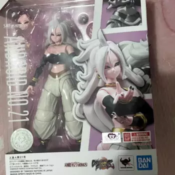 14,5 см Bandai Shf Dragon Ball Z Android 21 S.h. Фигурка оригинальная Коллекционная экшн-фигурка аниме модель игрушки подарок