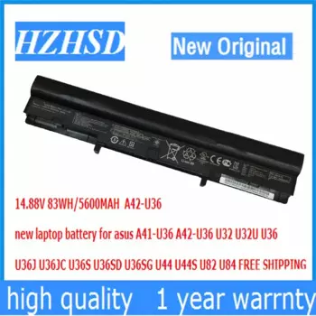 14,88 V 83WH 5600MAH Новый A42-U36 Аккумулятор для ноутбука asus U32 U32U U36 U36J U36JC U36S U36SD U36SG U44 U44S U82 U84