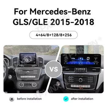 14,9-дюймовый автомобильный радиоприемник для Mercedes-Benz GLE GLS W167 2015 2016 2017 2018, мультимедийный видеоплеер, GPS-навигация, Carplay Unit 4G WIFI