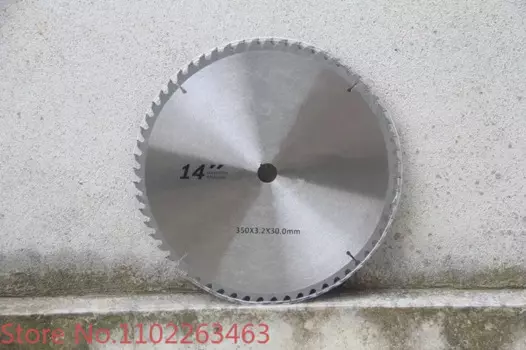 14-дюймовое деревообрабатывающее пильное полотно 350*3,0*25,4 сменное зубчатое пильное полотно для станков для резки стали