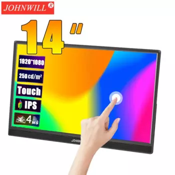 14-дюймовый портативный монитор 1920x1080 с ЖК-дисплеем Touchdisplay Type-C HDMI-совместимый игровой монитор для ПК для ноутбука PS4, экран Raspberry PI