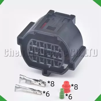 14 контактный автомобильный водонепроницаемый автомобильный разъем для автомобильной фары, налобный фонарь, жгут проводов, вилка MG656862 для Hyundai Kia
